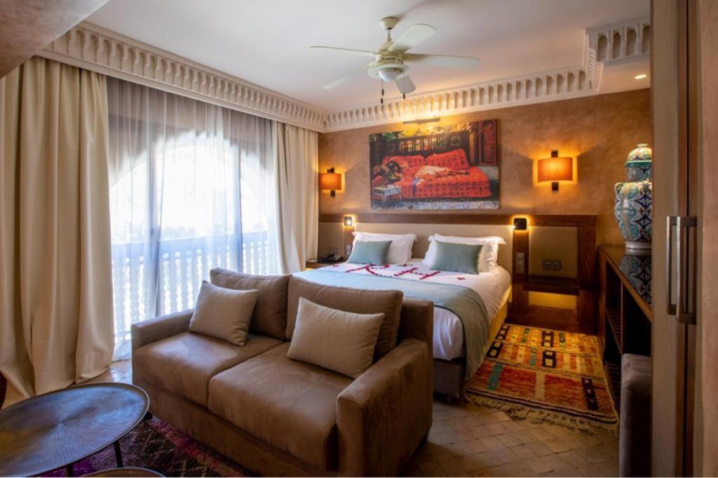 Les Jardins De La Koutoubia Hotel Marrakesh Exterior foto A room at the hotel