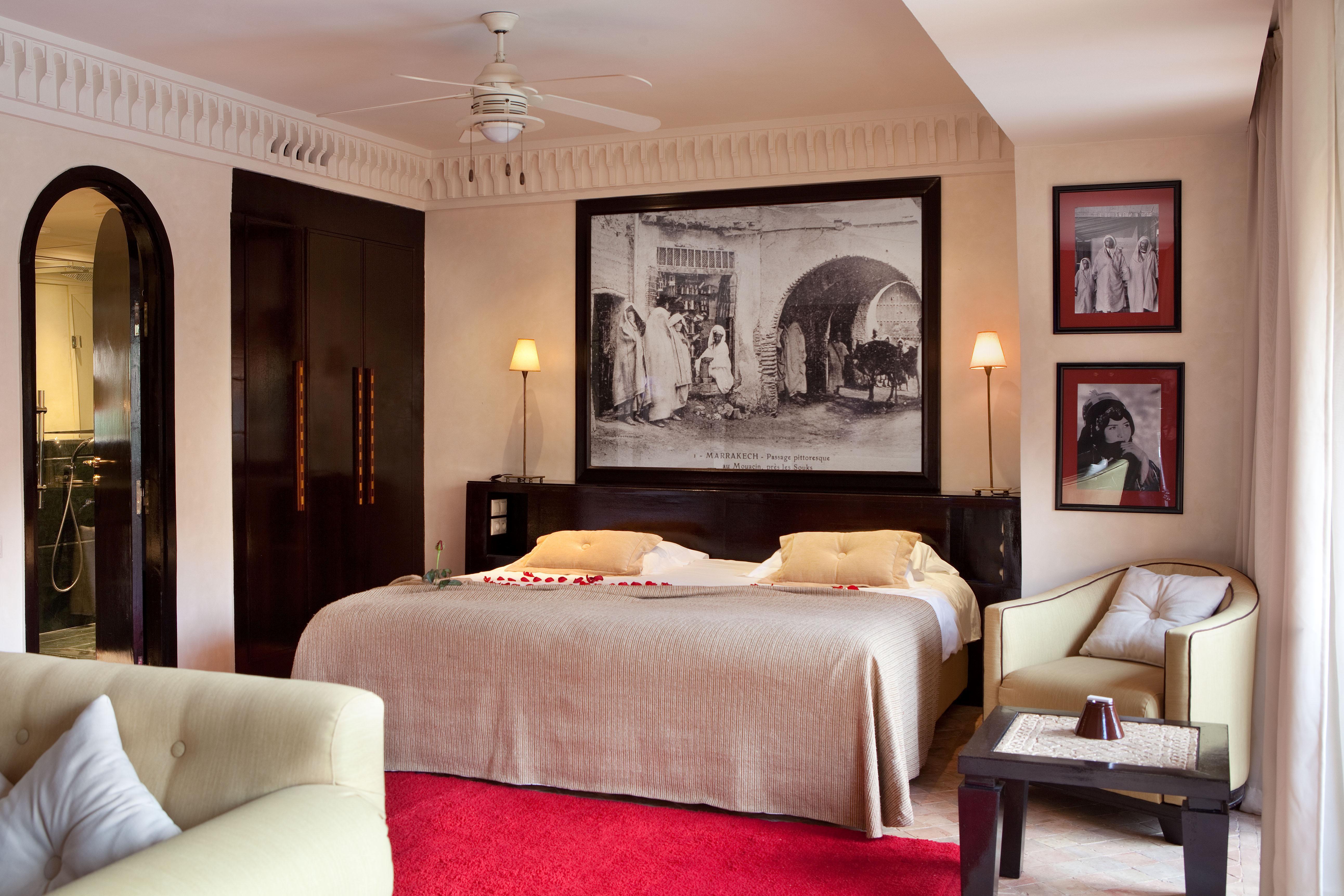 Les Jardins De La Koutoubia Hotel Marrakesh Exterior foto A room at the hotel