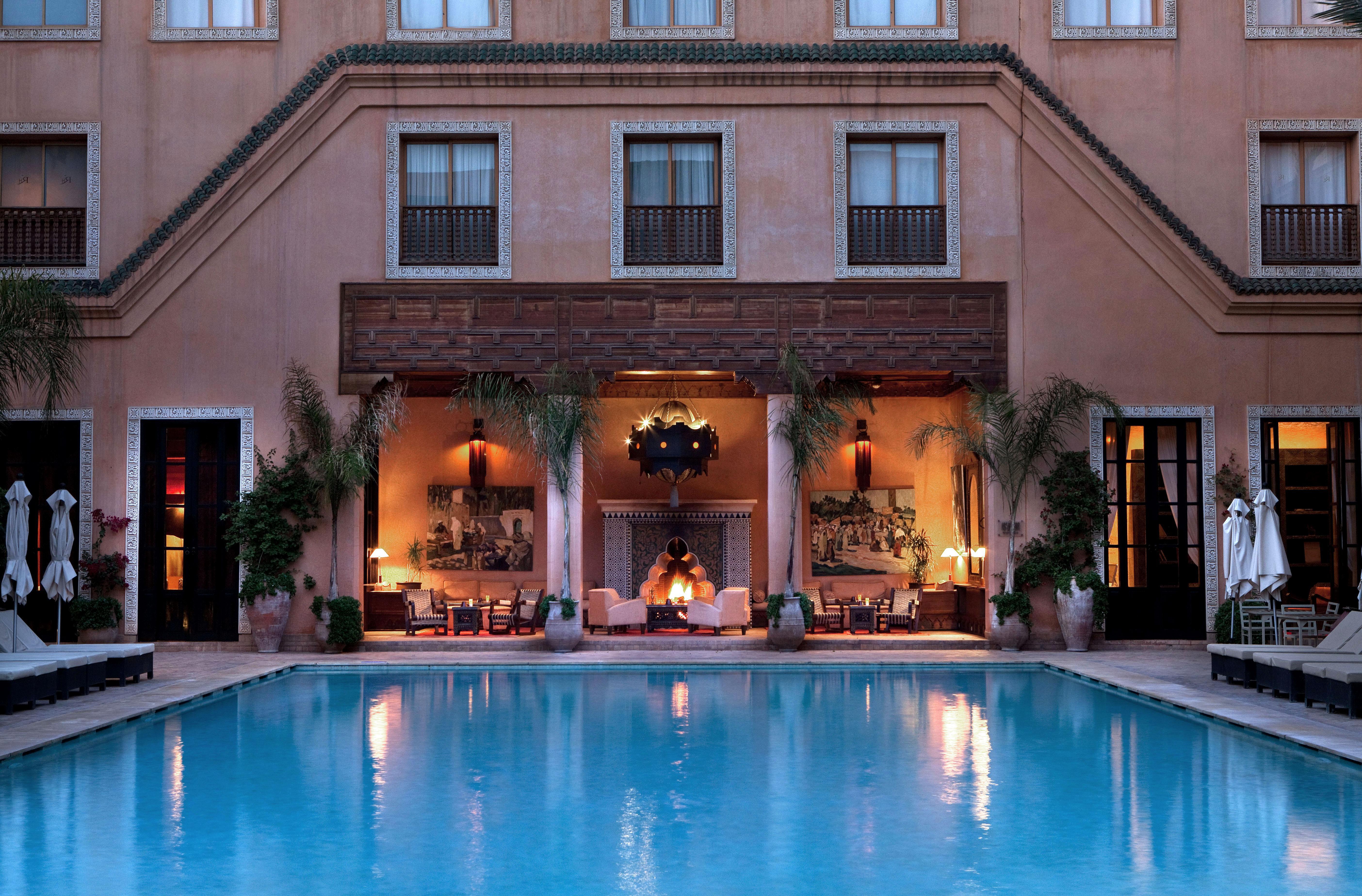Les Jardins De La Koutoubia Hotel Marrakesh Exterior foto The pool at the Four Seasons Hotel in Marrakech