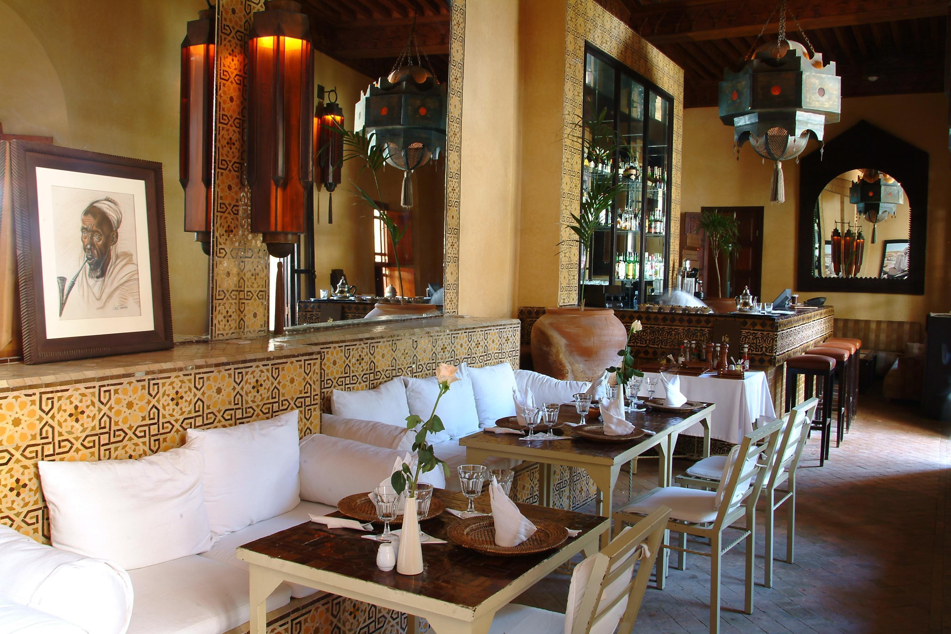 Les Jardins De La Koutoubia Hotel Marrakesh Exterior foto Restaurant in Marrakech