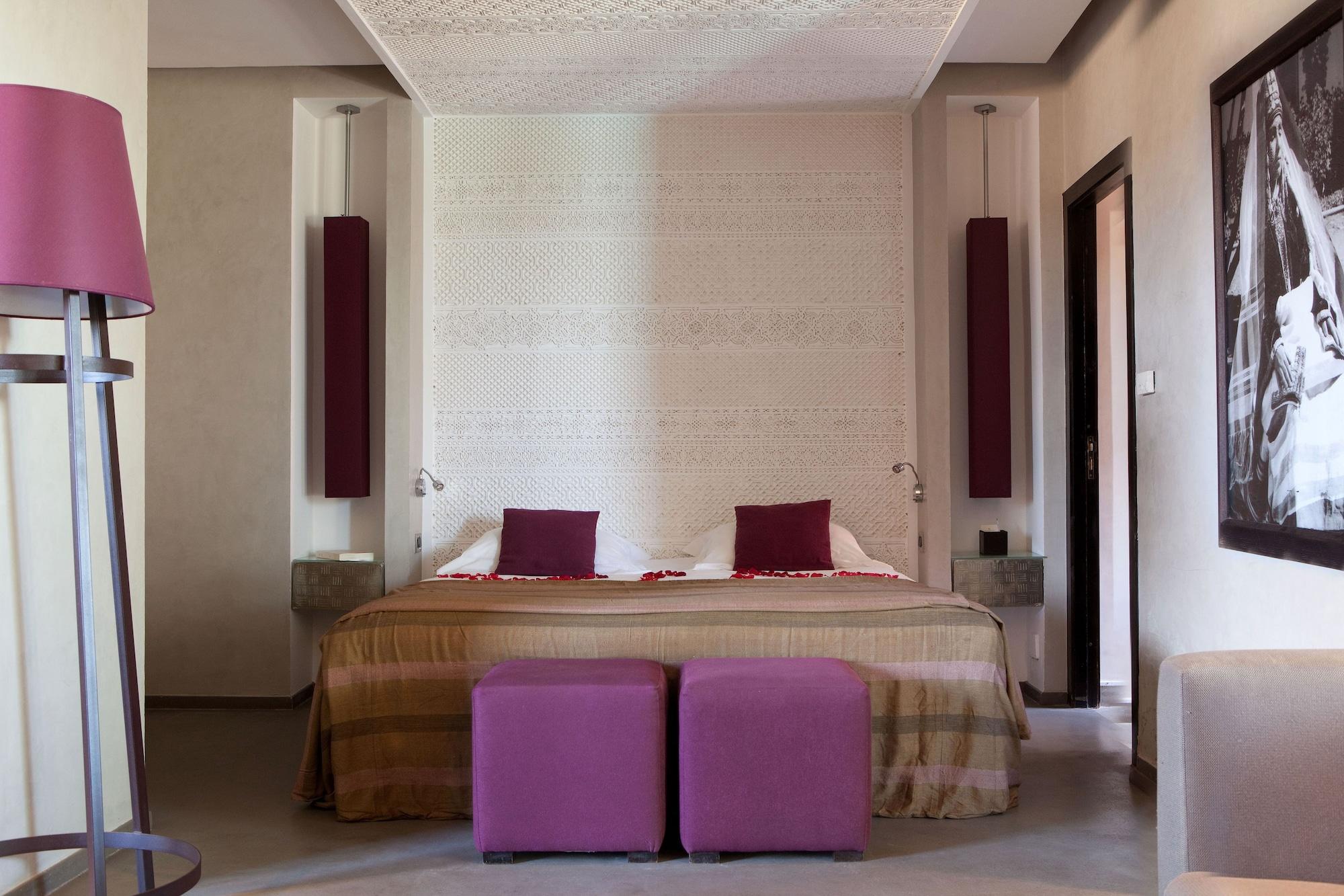 Les Jardins De La Koutoubia Hotel Marrakesh Exterior foto A room at the hotel