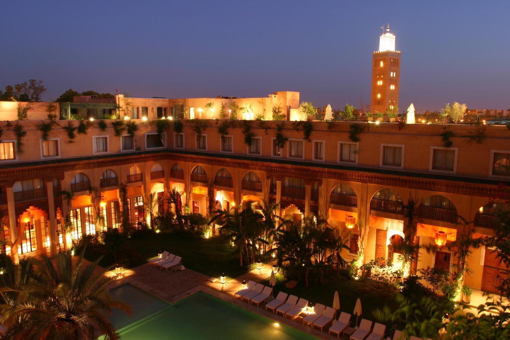 Les Jardins De La Koutoubia Hotel Marrakesh Exterior foto The hotel's courtyard